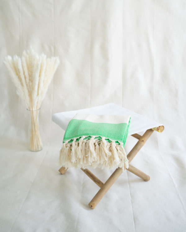 Produktabbildung: Beach Towel “Patara” Herringbone in Green